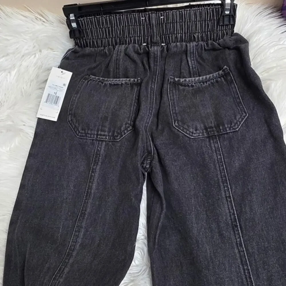 Kids' Smocked Waist Denim Joggers Habitual Kids Big Kid Size 12